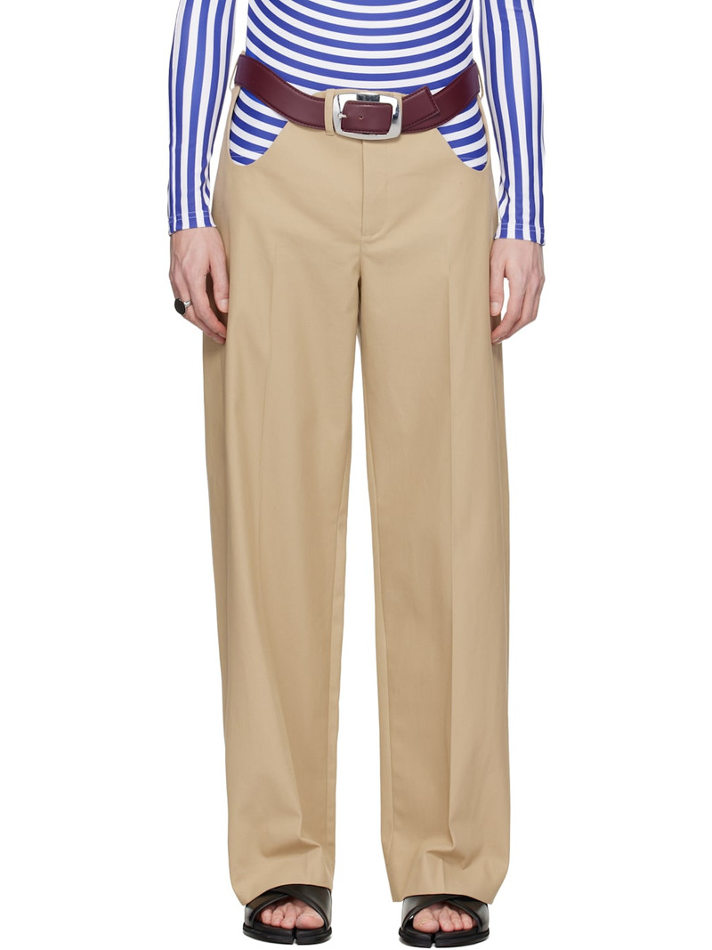 Beige 'The Chino' Trousers 1
