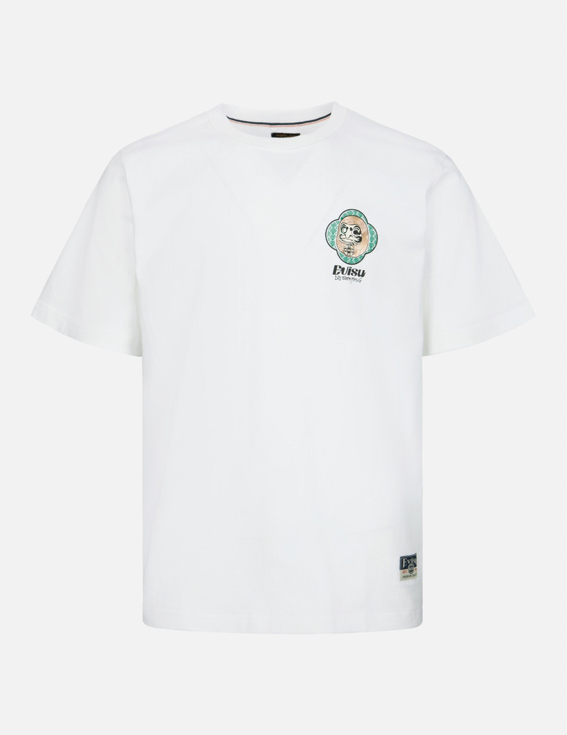 RETRO HANAFUDA MULTI LOGO PRINT  REGULAR FIT T-SHIRT 1