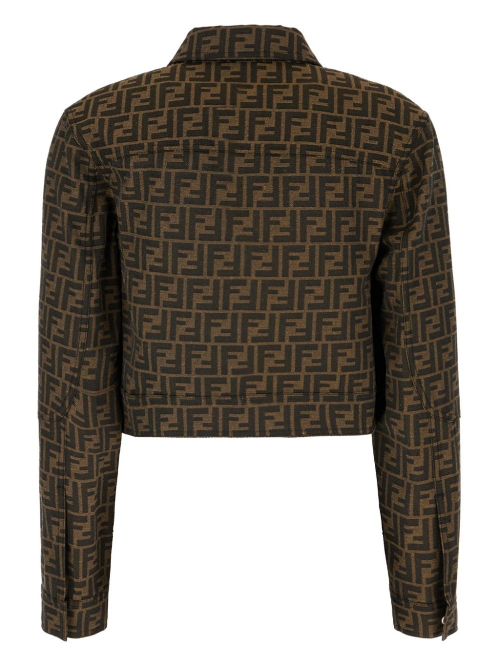 FF-motif cropped jacket - 2