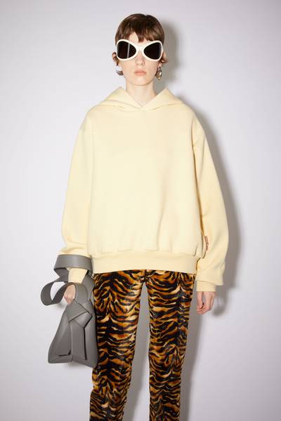 Acne Studios Hooded sweatshirt - Straw yellow outlook