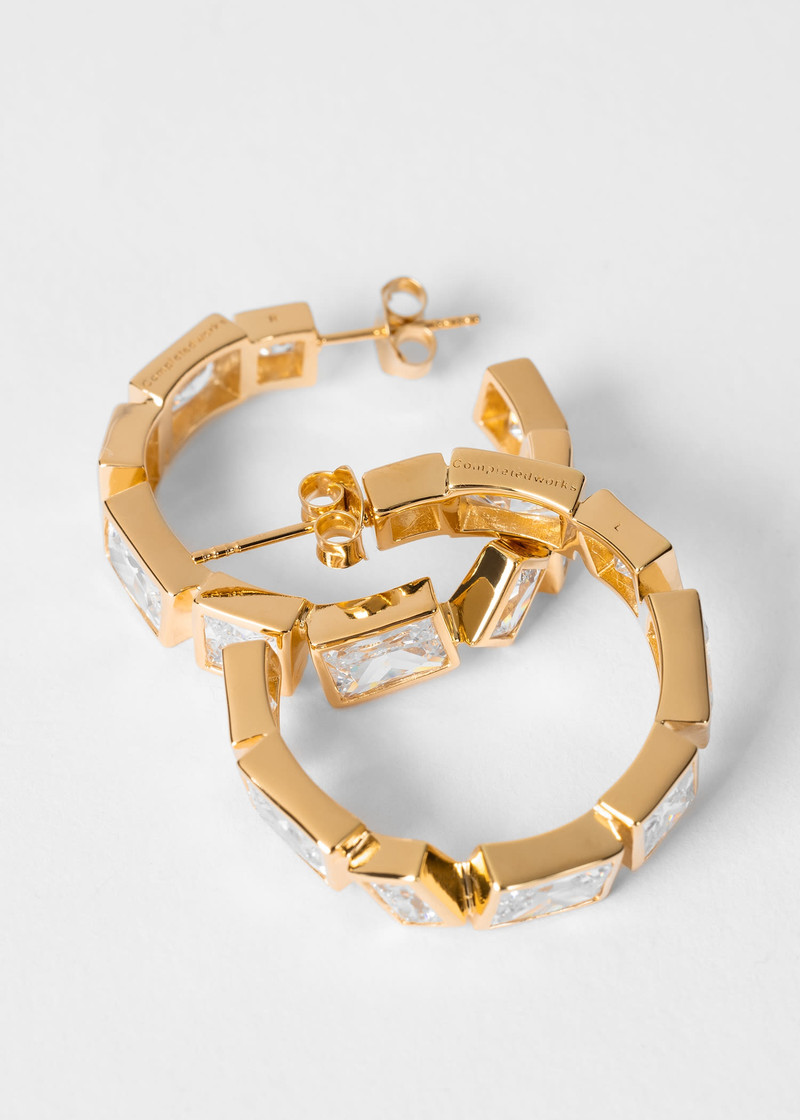 Paul Smith Cubic Zirconia & Gold Earrings by Completedworks outlook