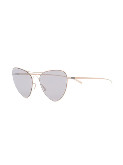 MYKITA cat eye aviator sunglasses outlook