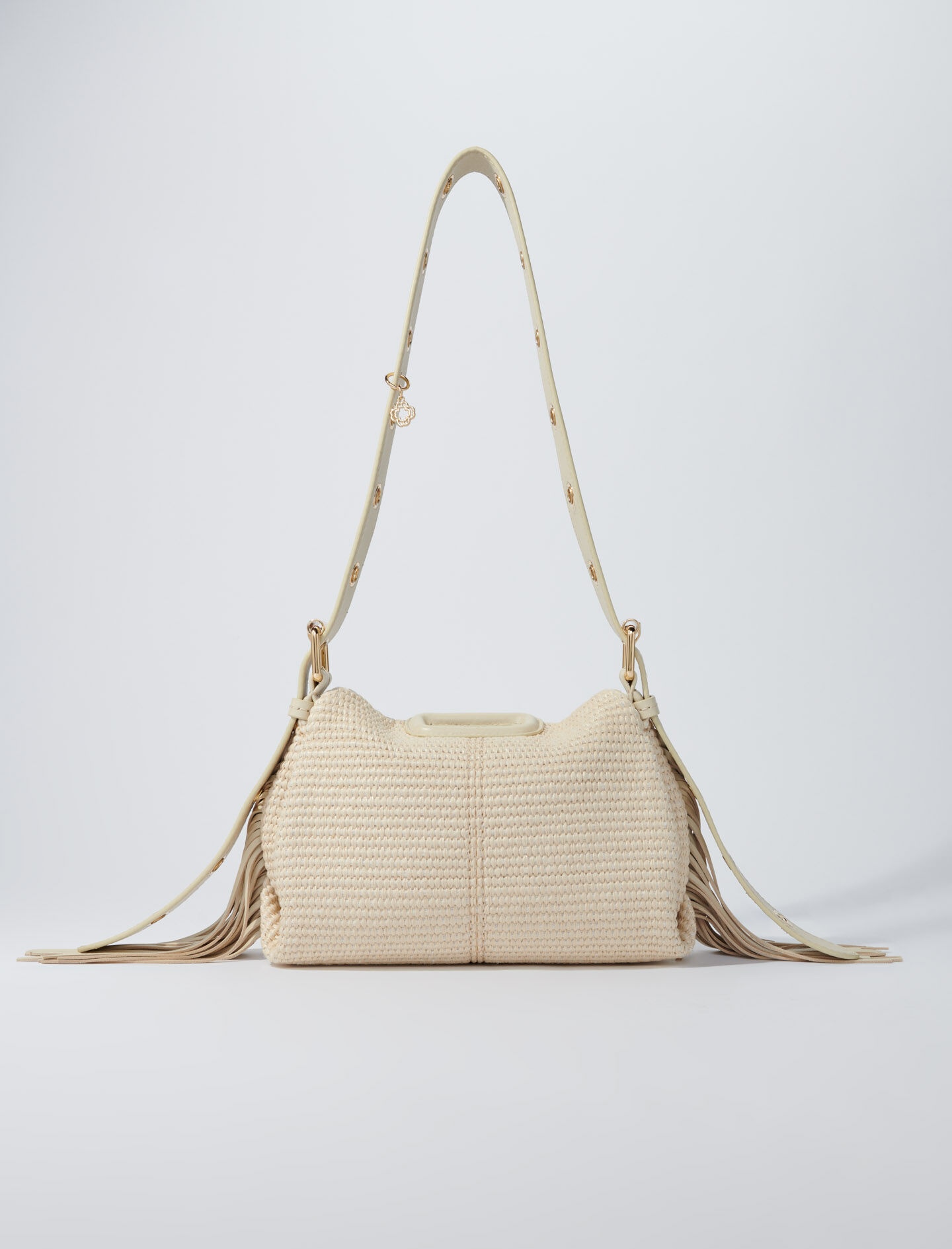 Raffia effect Miss M Mini bag - 5