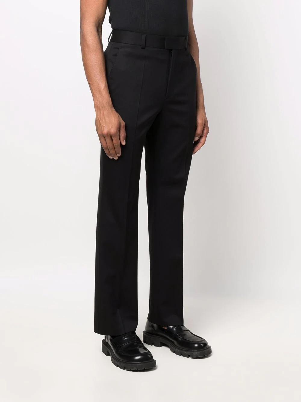 high-waisted tailored trousers - 3