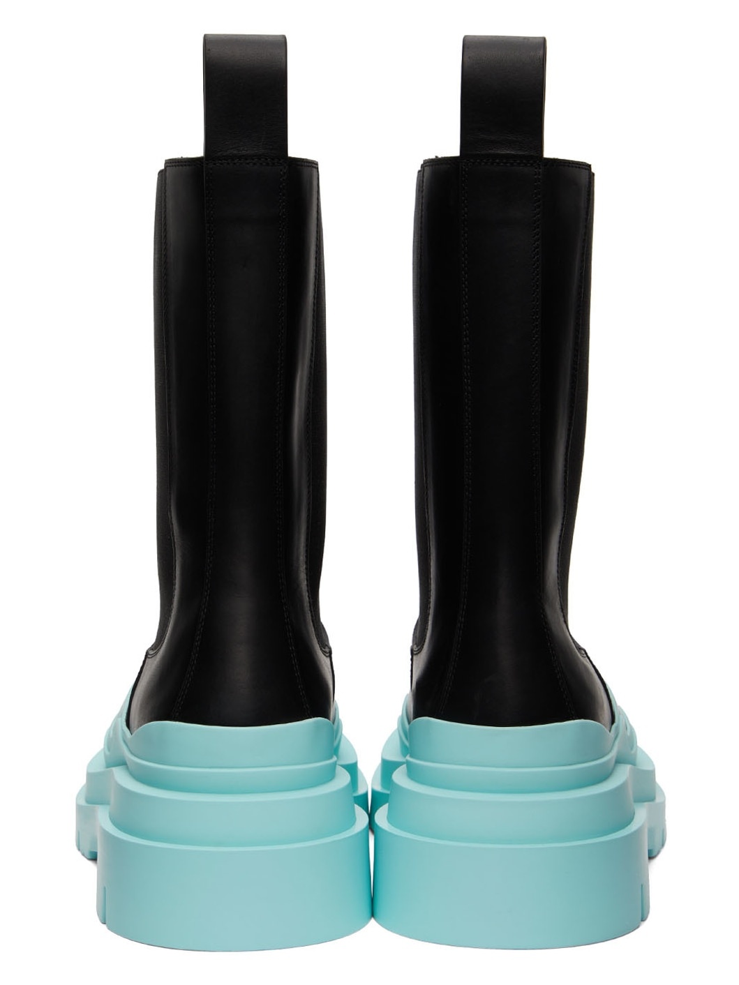 Black Tire Chelsea Boots - 2