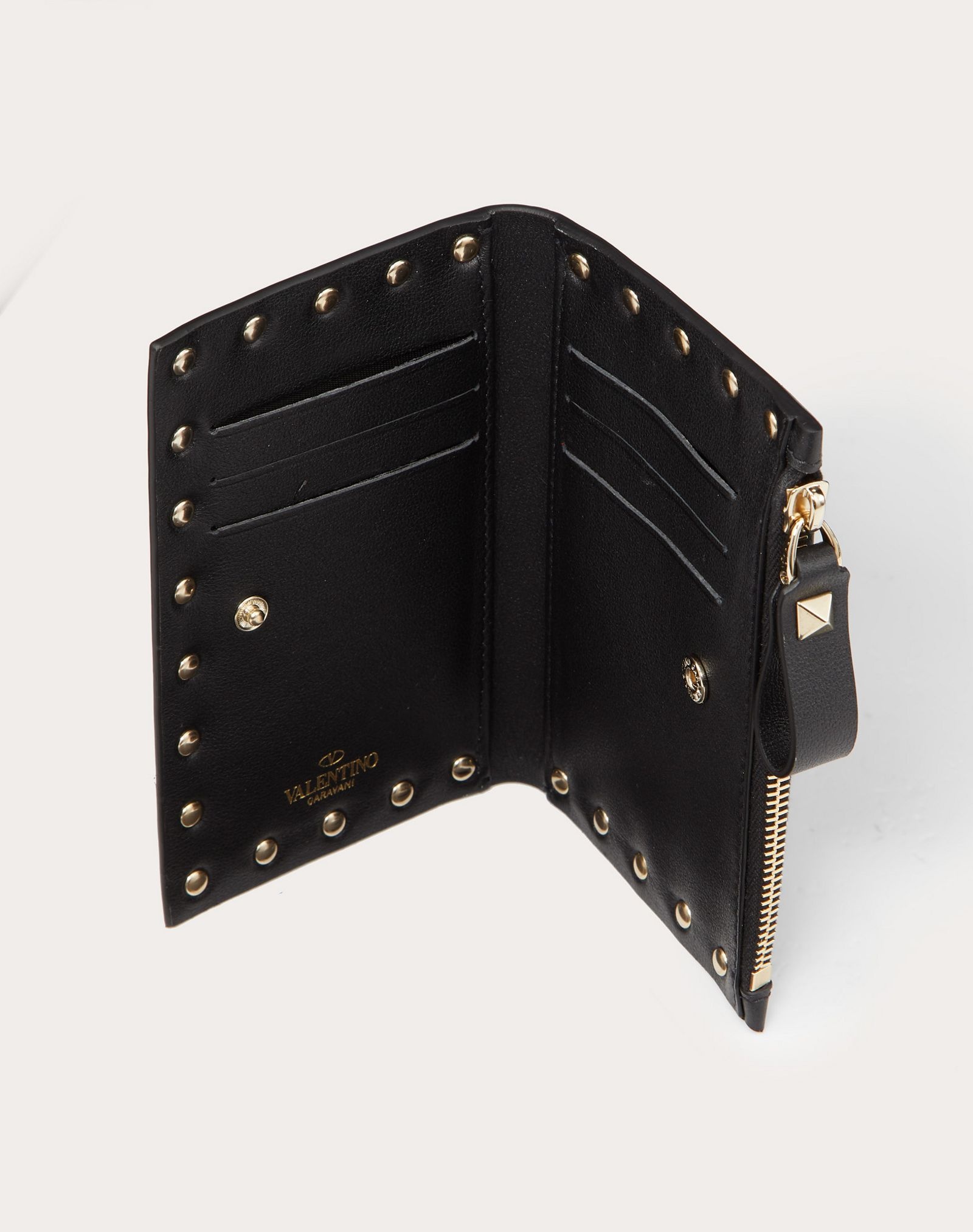 Rockstud Calfskin Coin Purse and Cardholder - 6