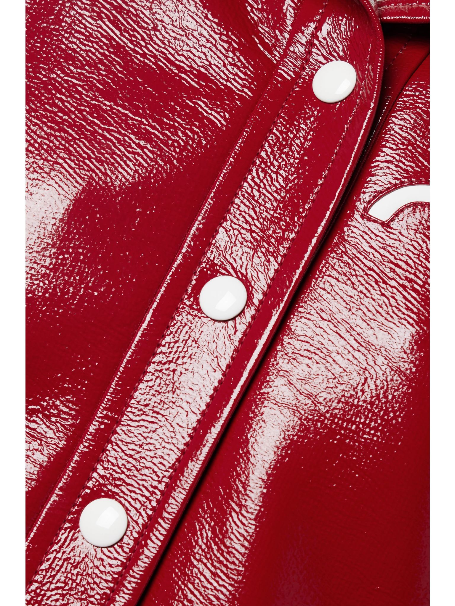 Reedition coated cotton-blend jacket Red - 5