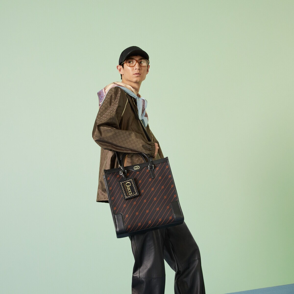 Interlocking G jacquard tote - 4
