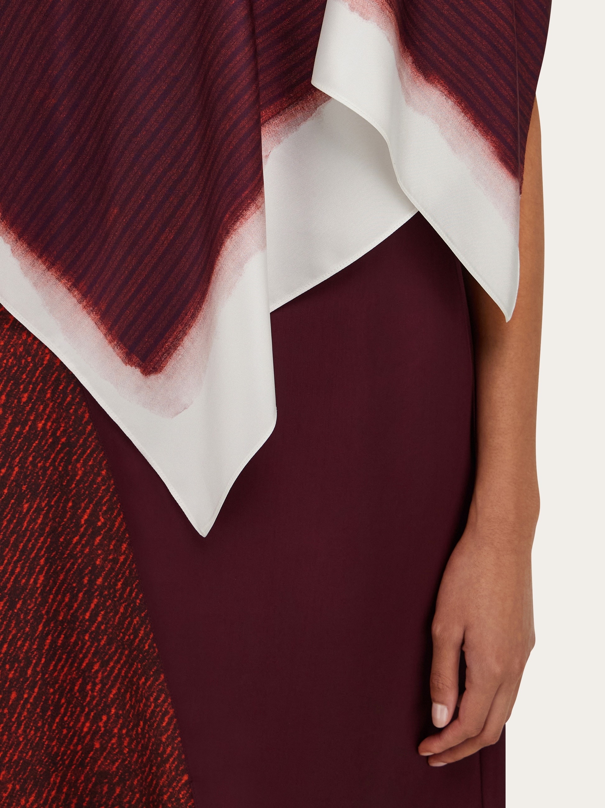 Shirt dress with shawl detail - 6