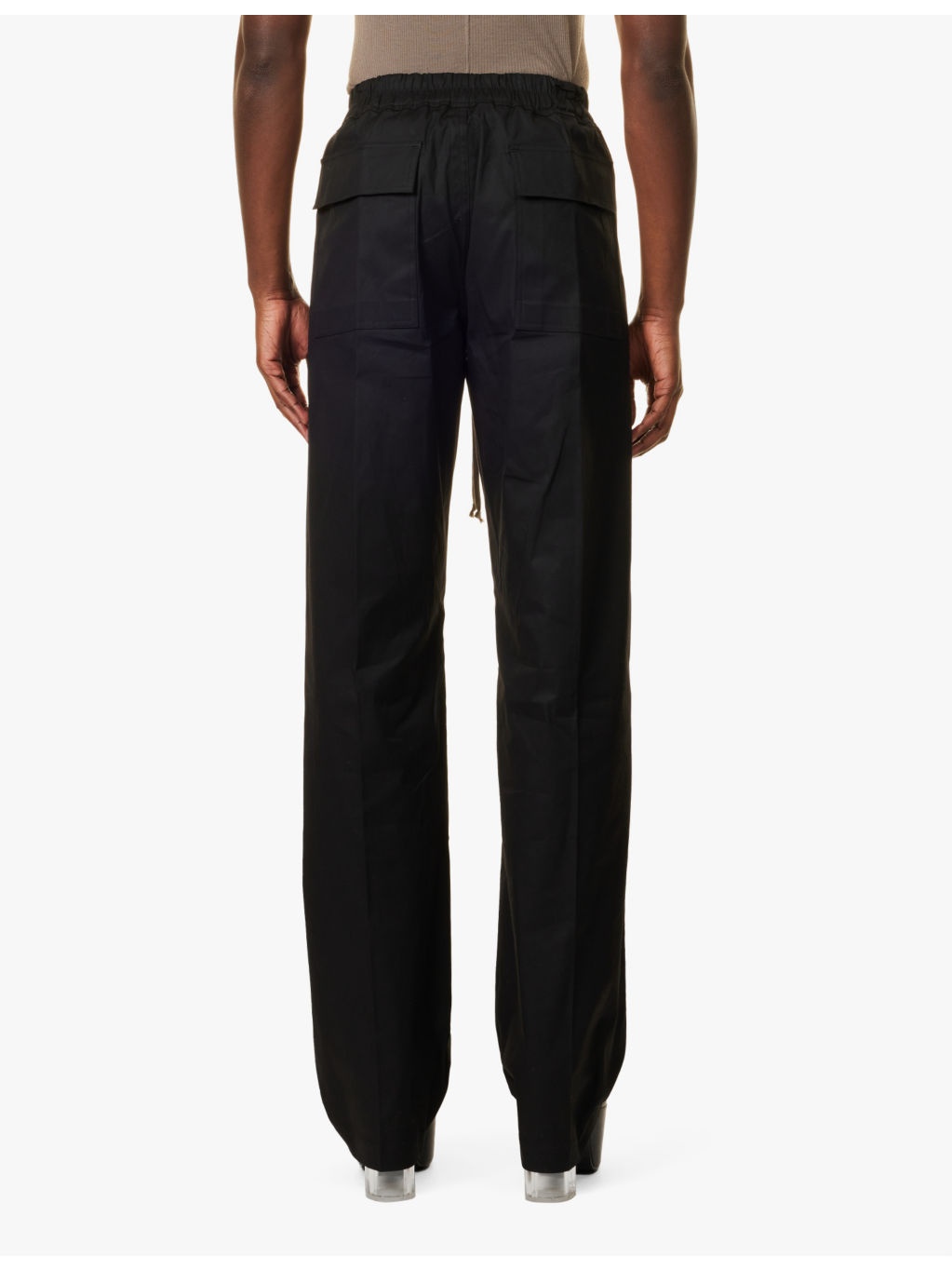 Dietrich drawstring-waist relaxed-fit cotton trousers - 4