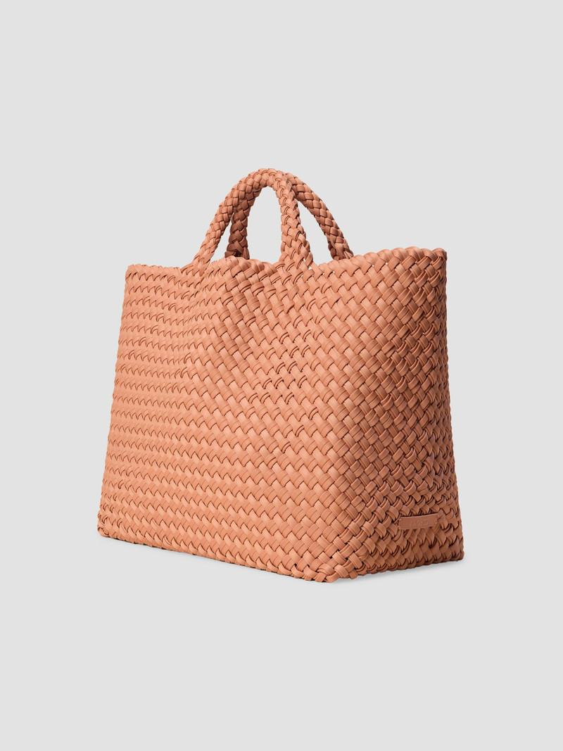 Women's St. Barths Large Double Weave Tote Bag - Etna 4