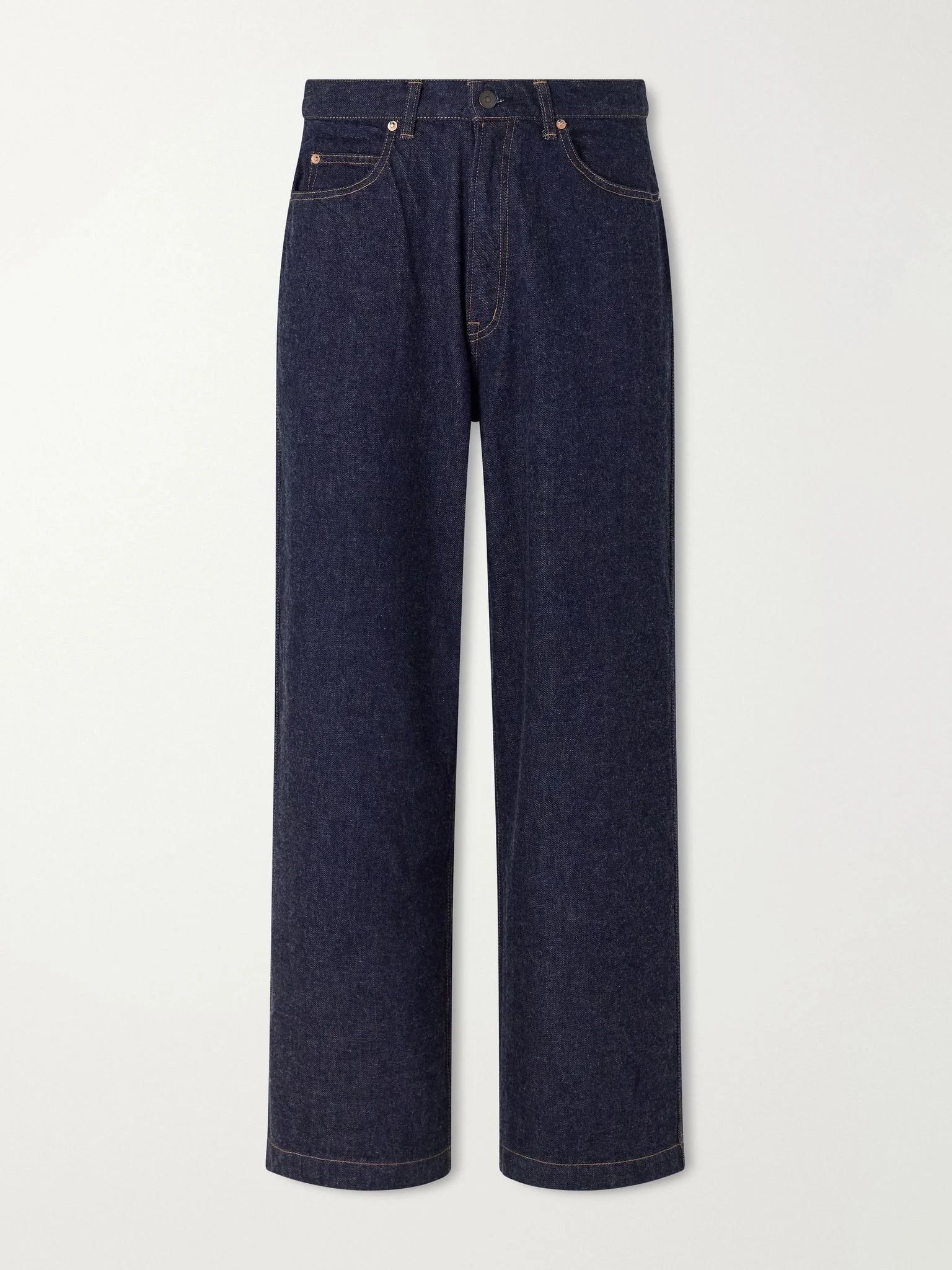 Wide-Leg Jeans Blue - 1