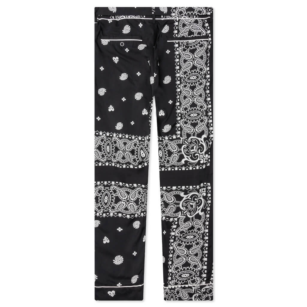 ARCHIEVE PRINT MIX PANTS - BLACK - 2