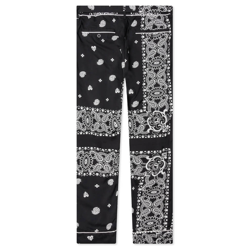 sacai ARCHIEVE PRINT MIX PANTS - BLACK outlook
