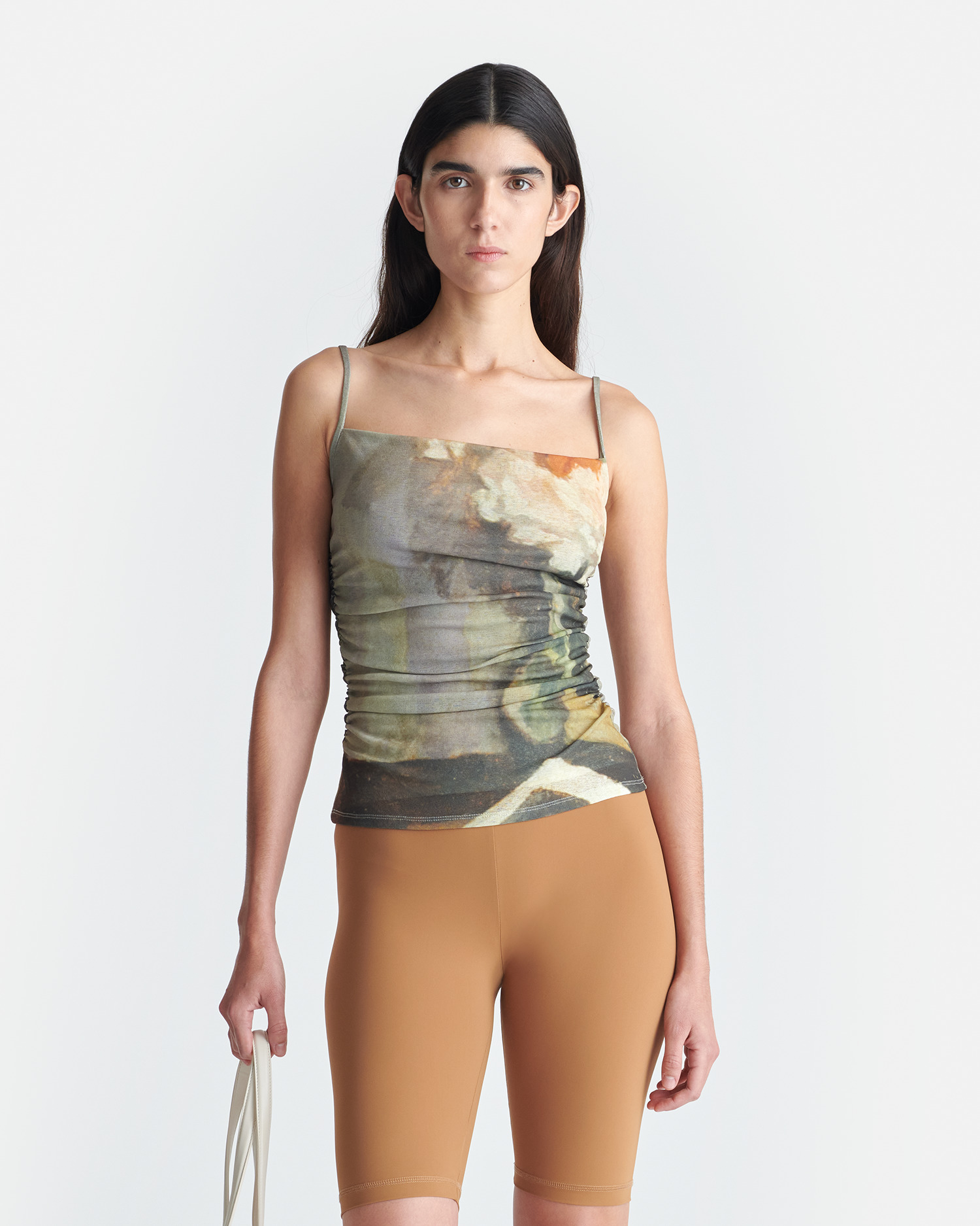 Printed Mesh Jersey Top - 3