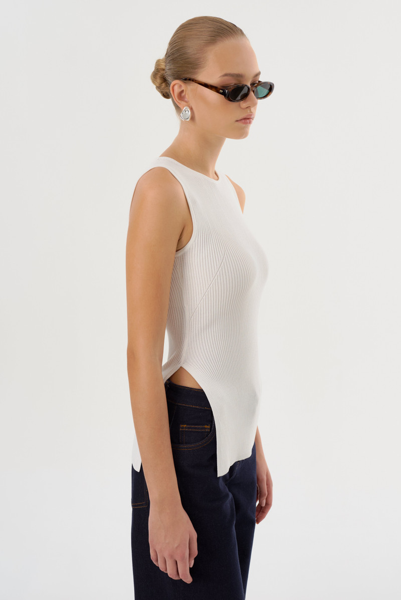 MILOU | Rib Knit Sleeveless Top 5