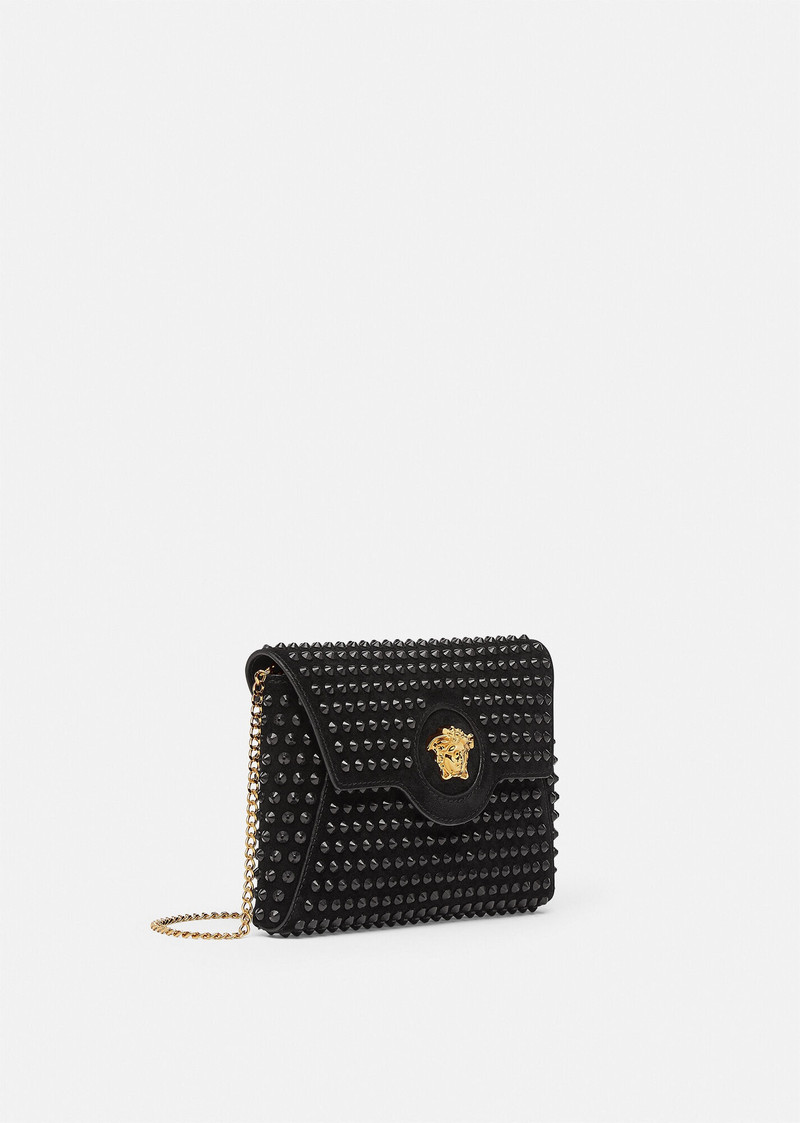 VERSACE La Medusa Studded Envelope Clutch outlook