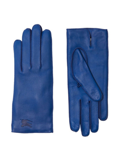 Burberry EKD-debossed leather gloves outlook