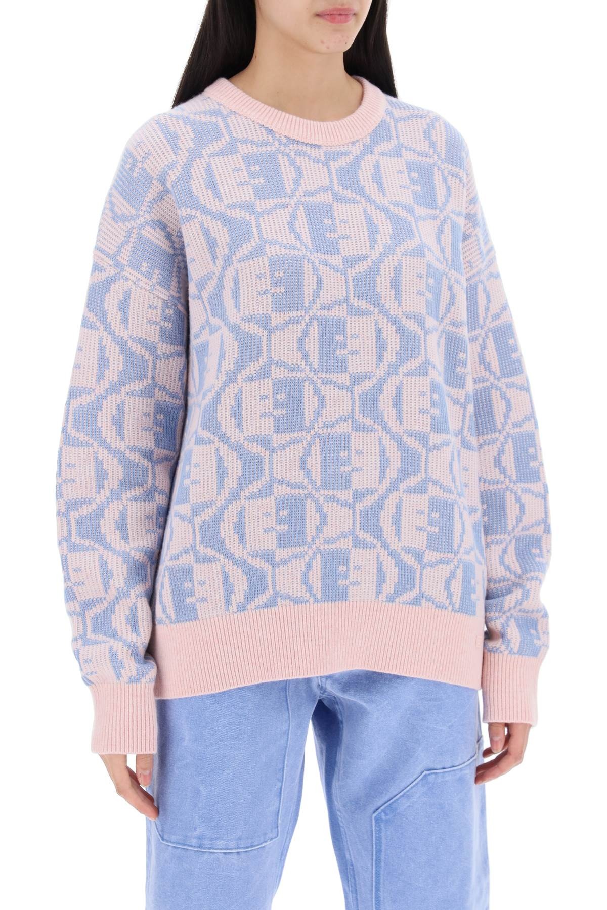 Acne Studios Crewneck Jacquard Face Women - 2