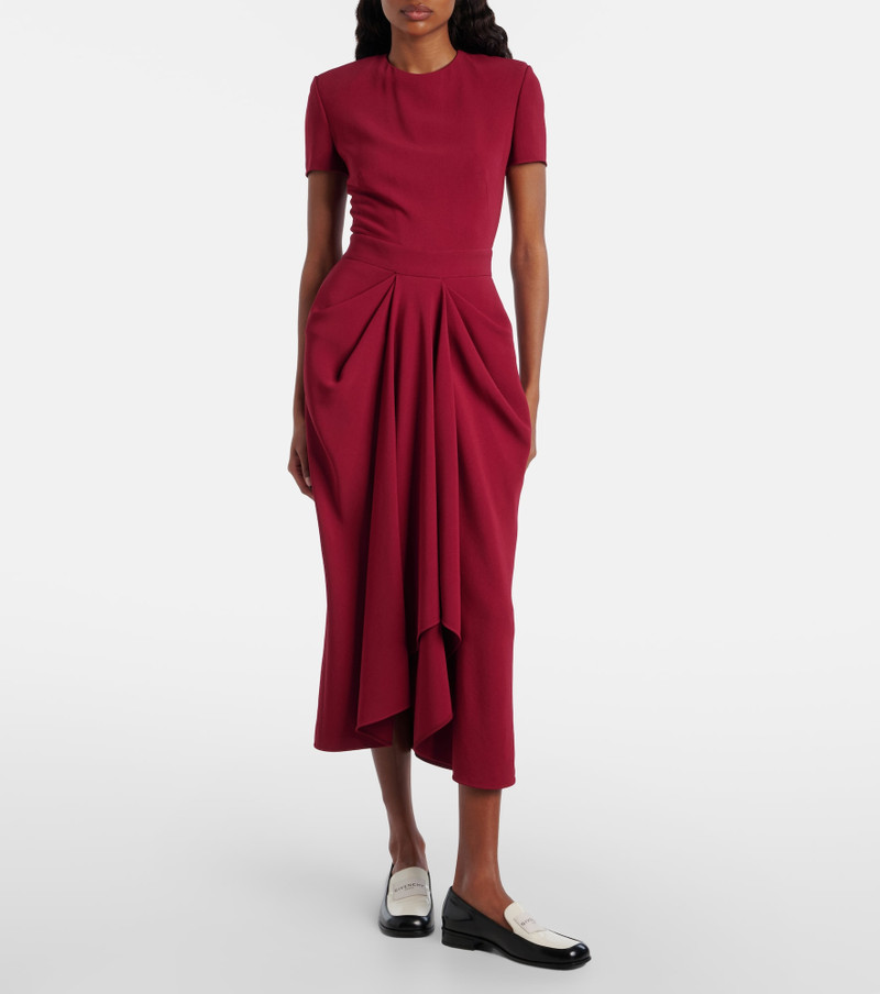 Givenchy Asymmetrical draped midi dress outlook