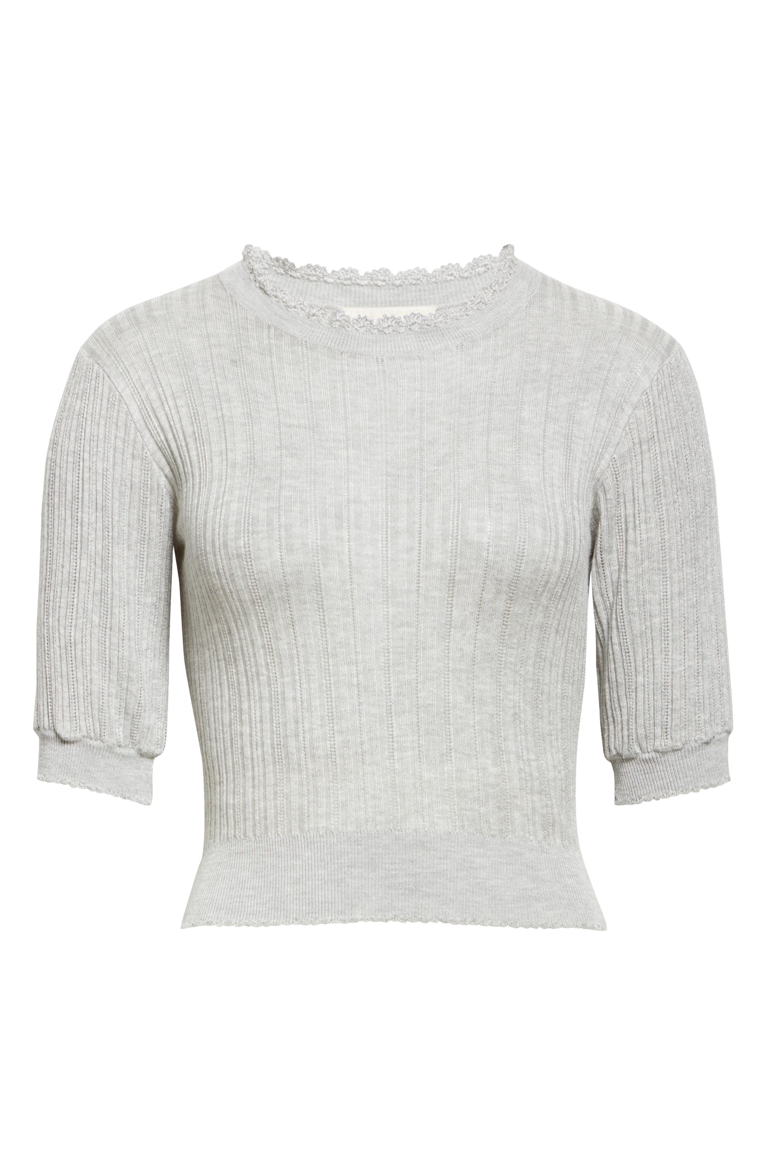 Ulla Johnson Gemma Rib Top in Slate at Nordstrom - 5