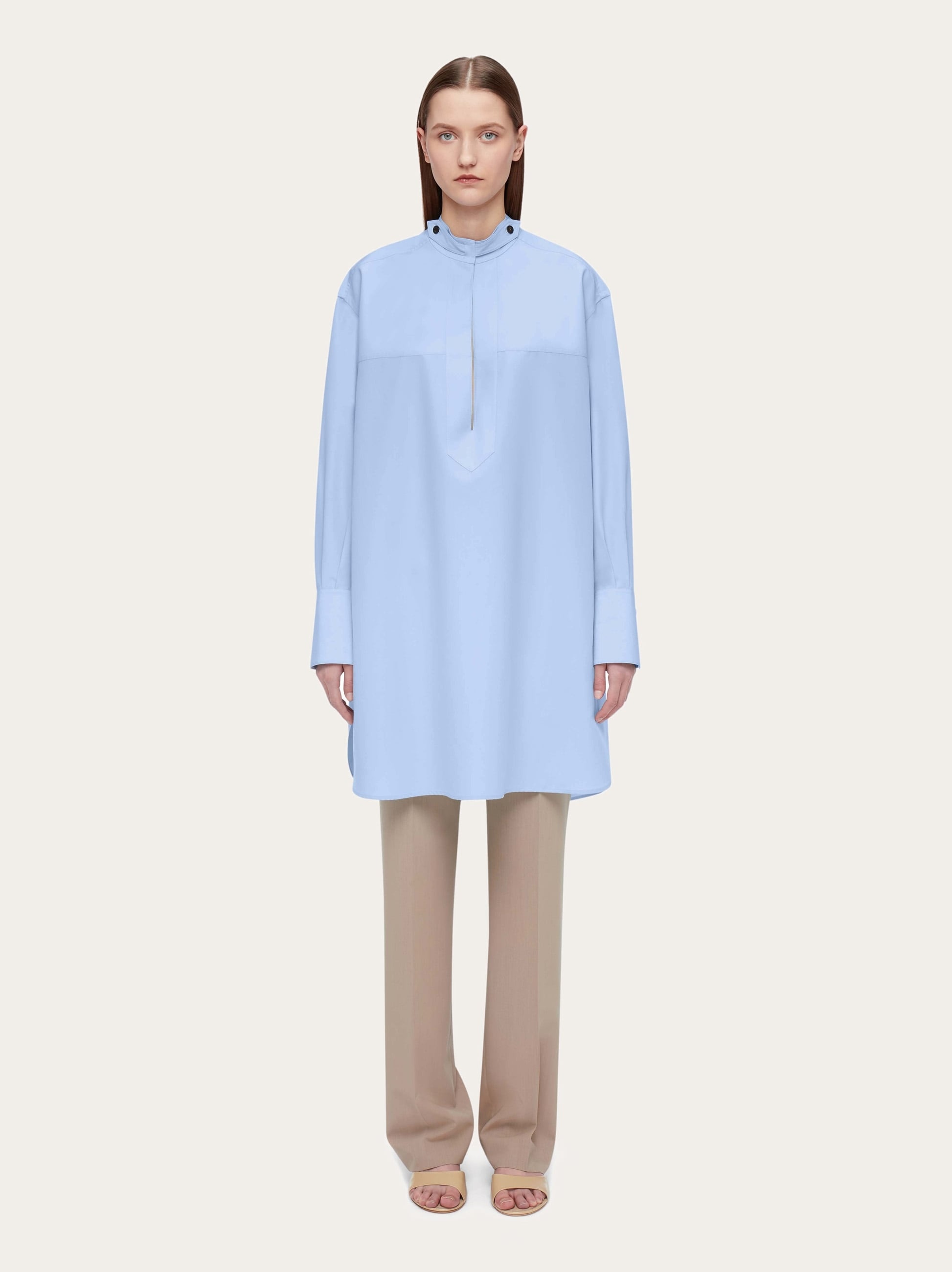 Kaftan with frog button collar - 6