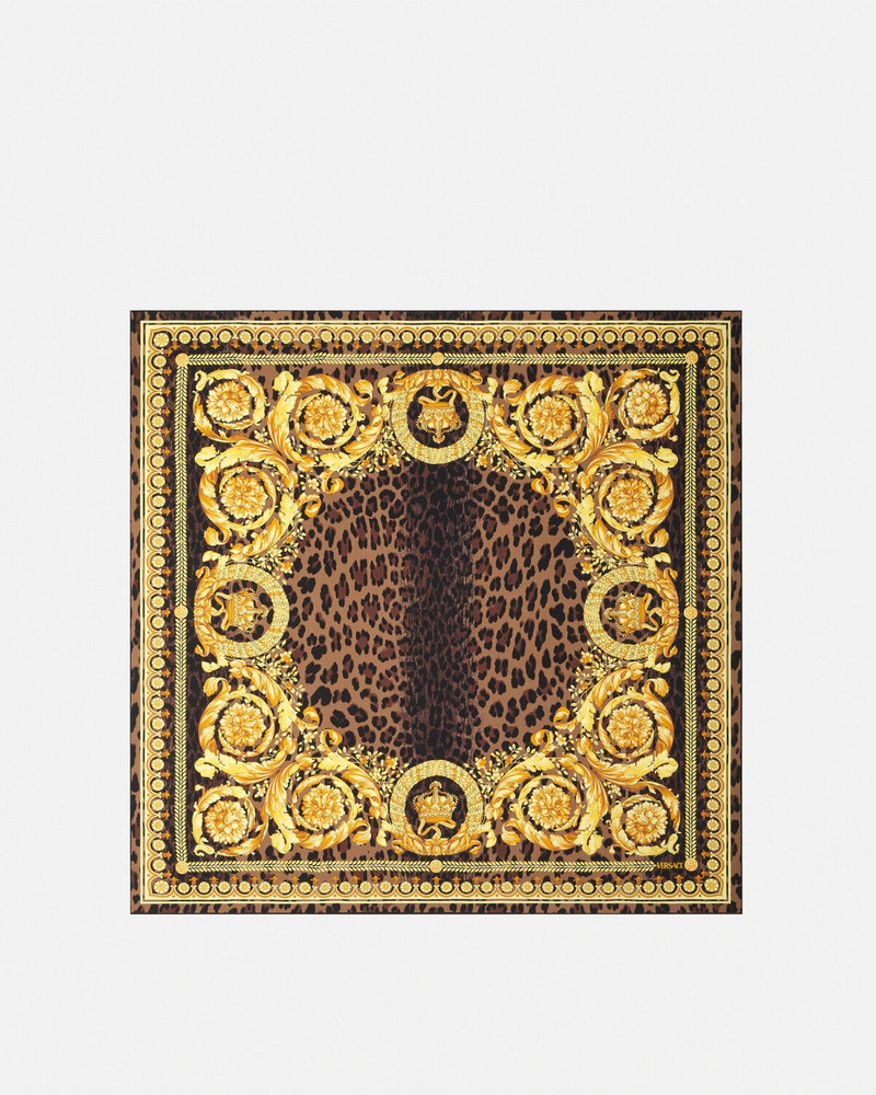 Wild Barocco Silk Foulard 35" 1