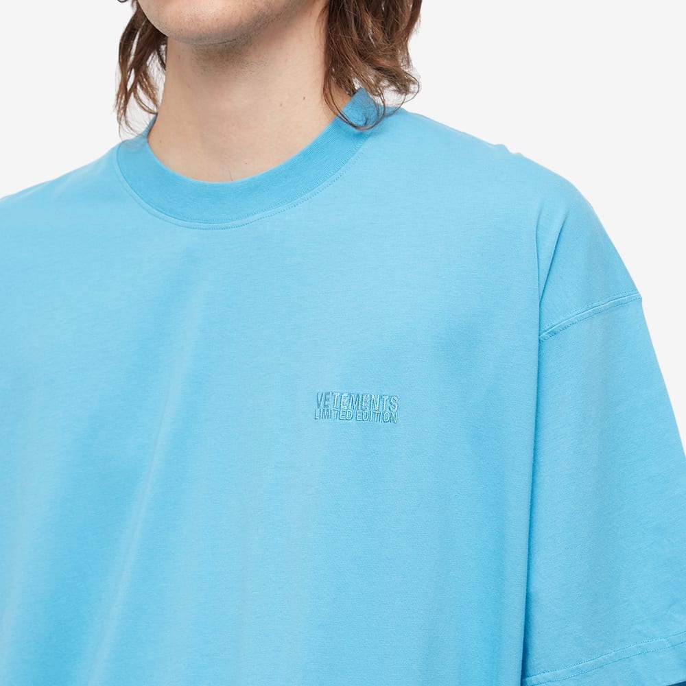 VETEMENTS Tonal Logo Tee - 5