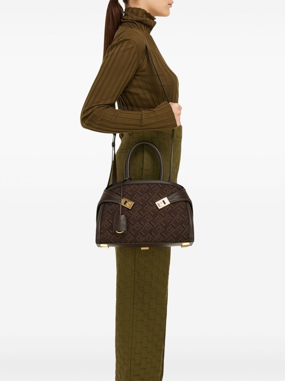 small Hug jacquard handbag - 2