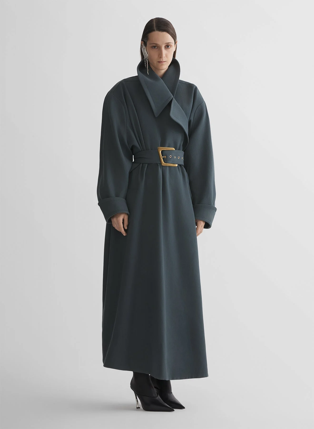 re/edit hiver russe grey trench - 1