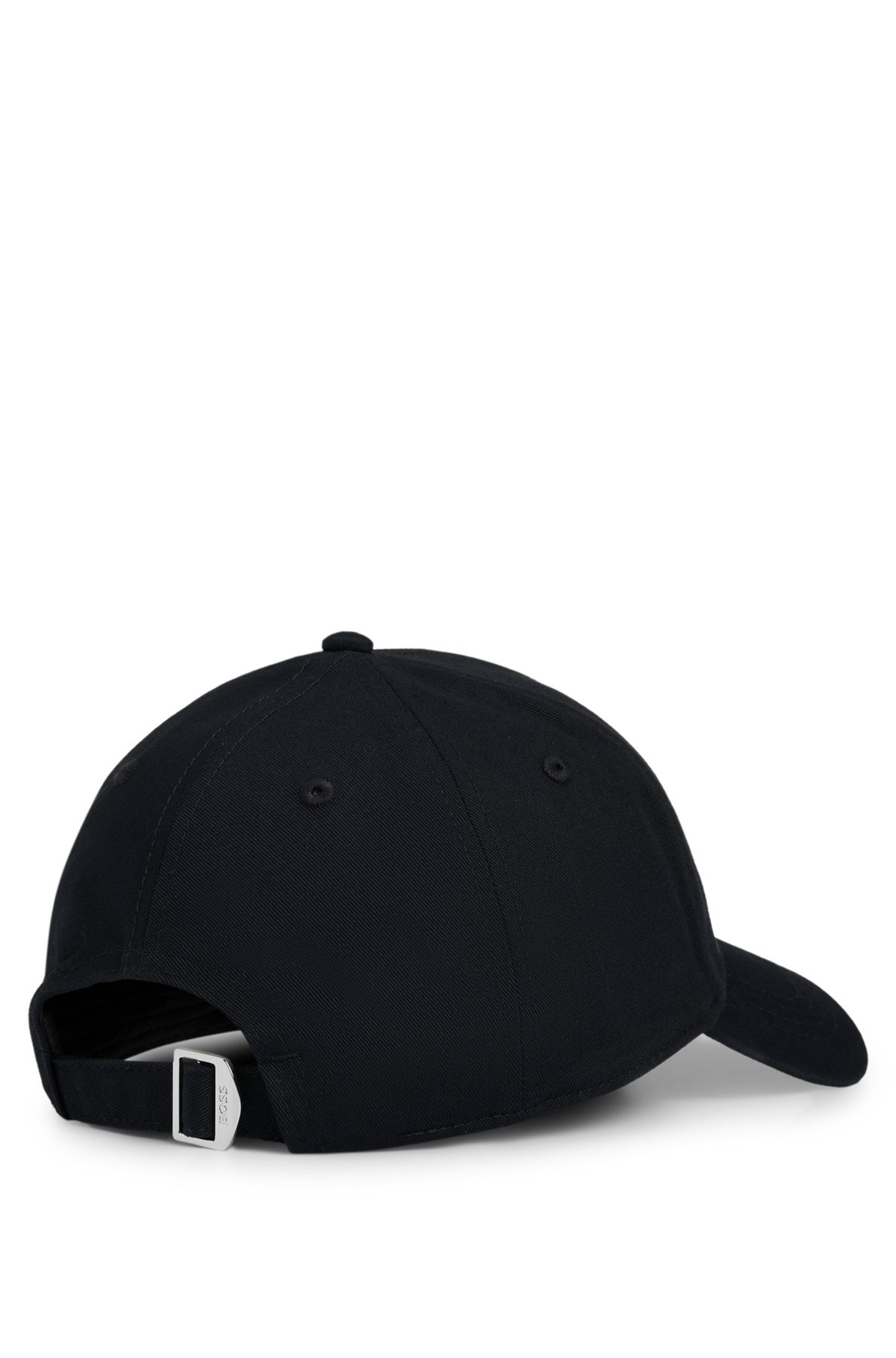 COTTON-TWILL CAP WITH EMBROIDERED DOUBLE B MONOGRAM - 3