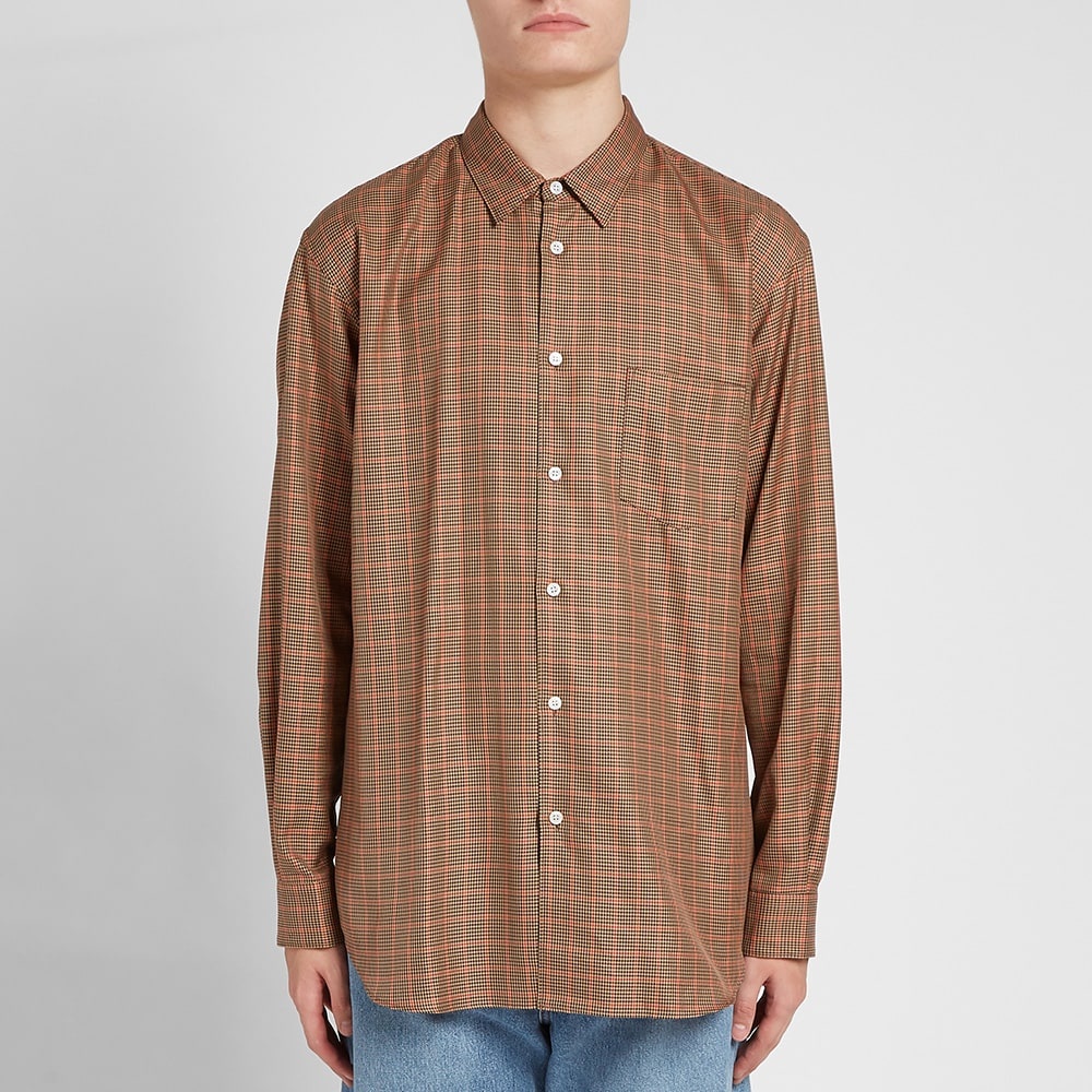 Comme des Garcons SHIRT Poplin Tweed Check Shirt - 4