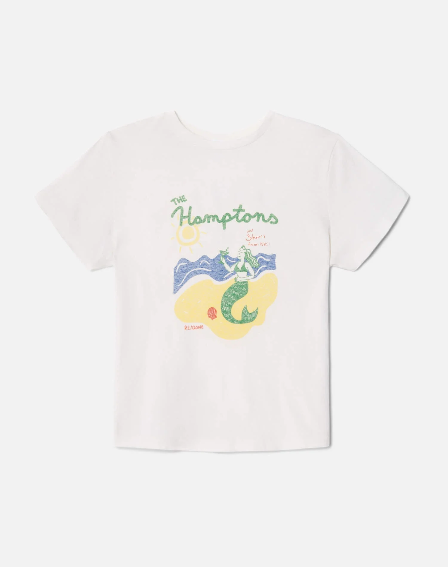 Classic Tee Hamptons Mermaid - Vintage White - 1