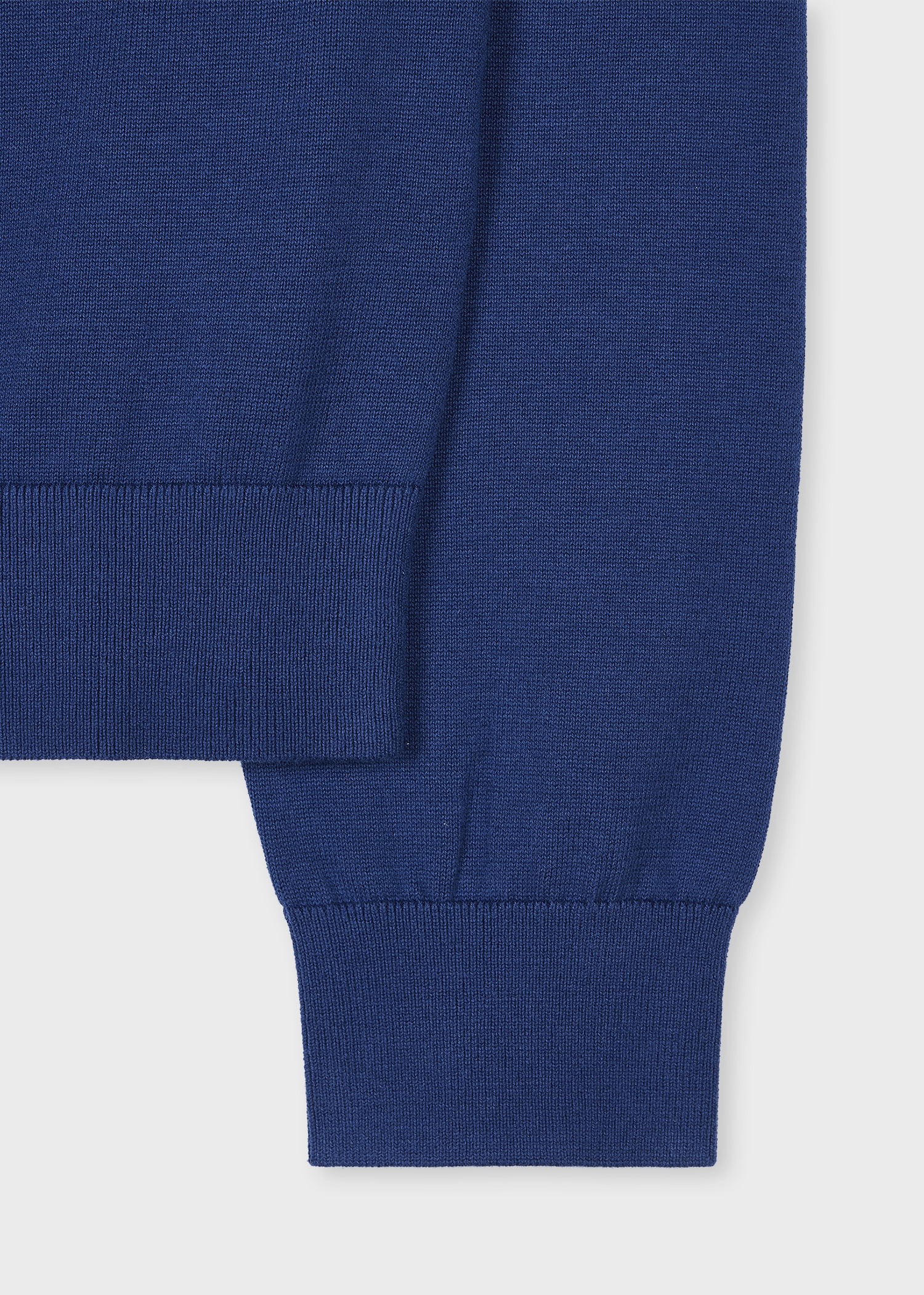 Royal Blue Organic Cotton Zebra Logo Sweater - 2
