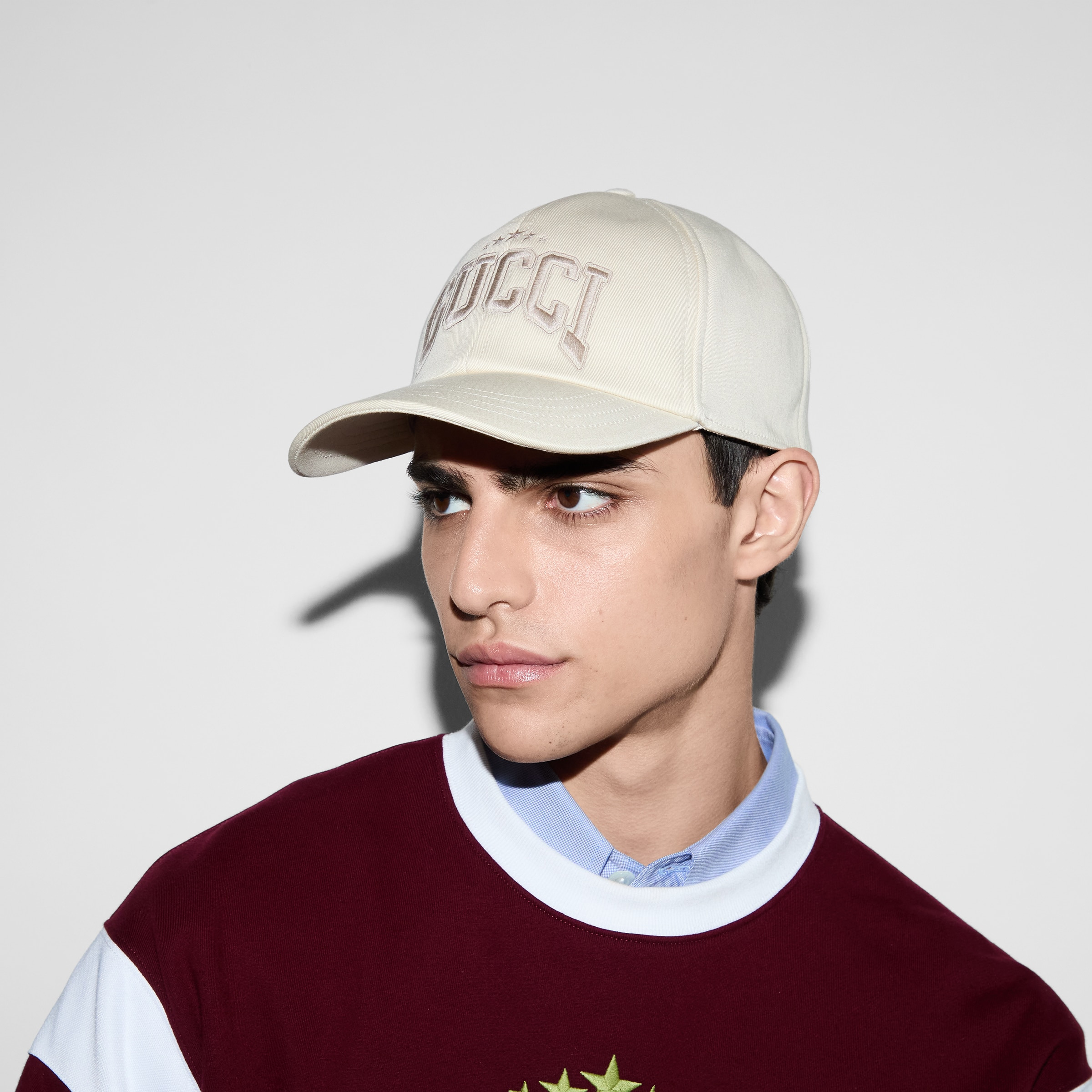 Cotton embroidered baseball hat - 3