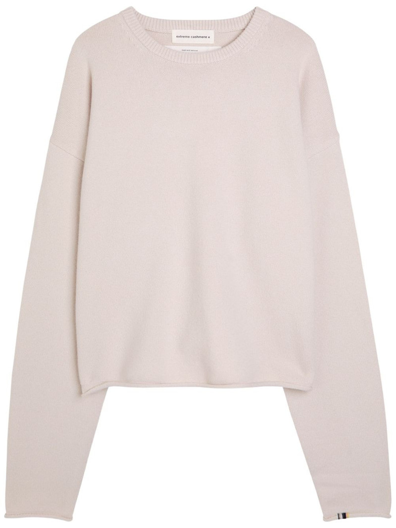 extreme cashmere crew-neck sweater outlook