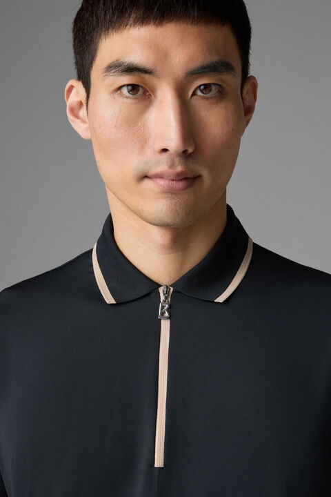 Cody Functional polo shirt in Black - 4