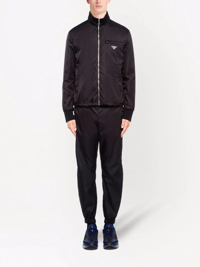 Prada Re-Nylon logo-plaque jacket outlook