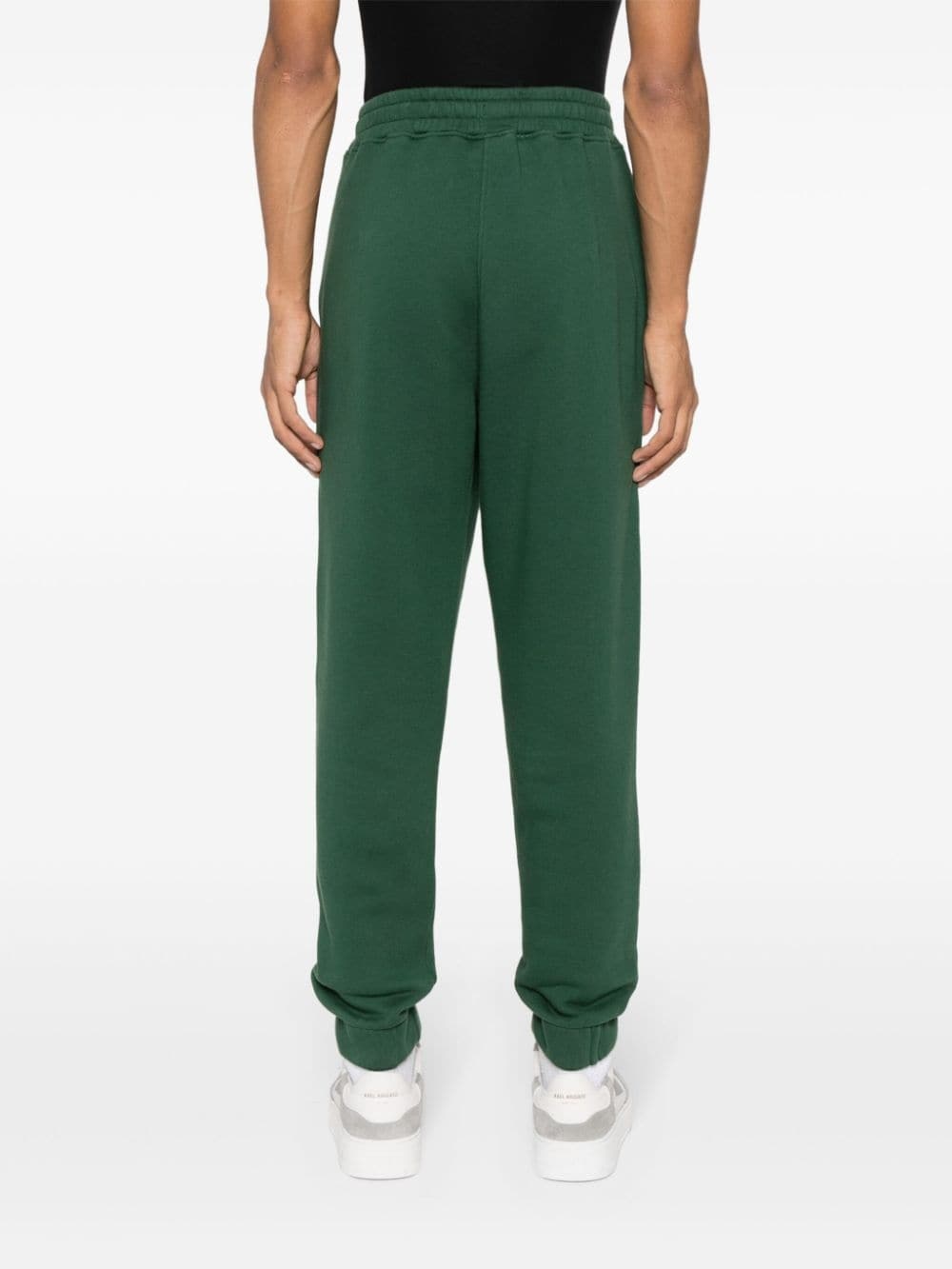 Fox-appliqué cotton track trousers - 4