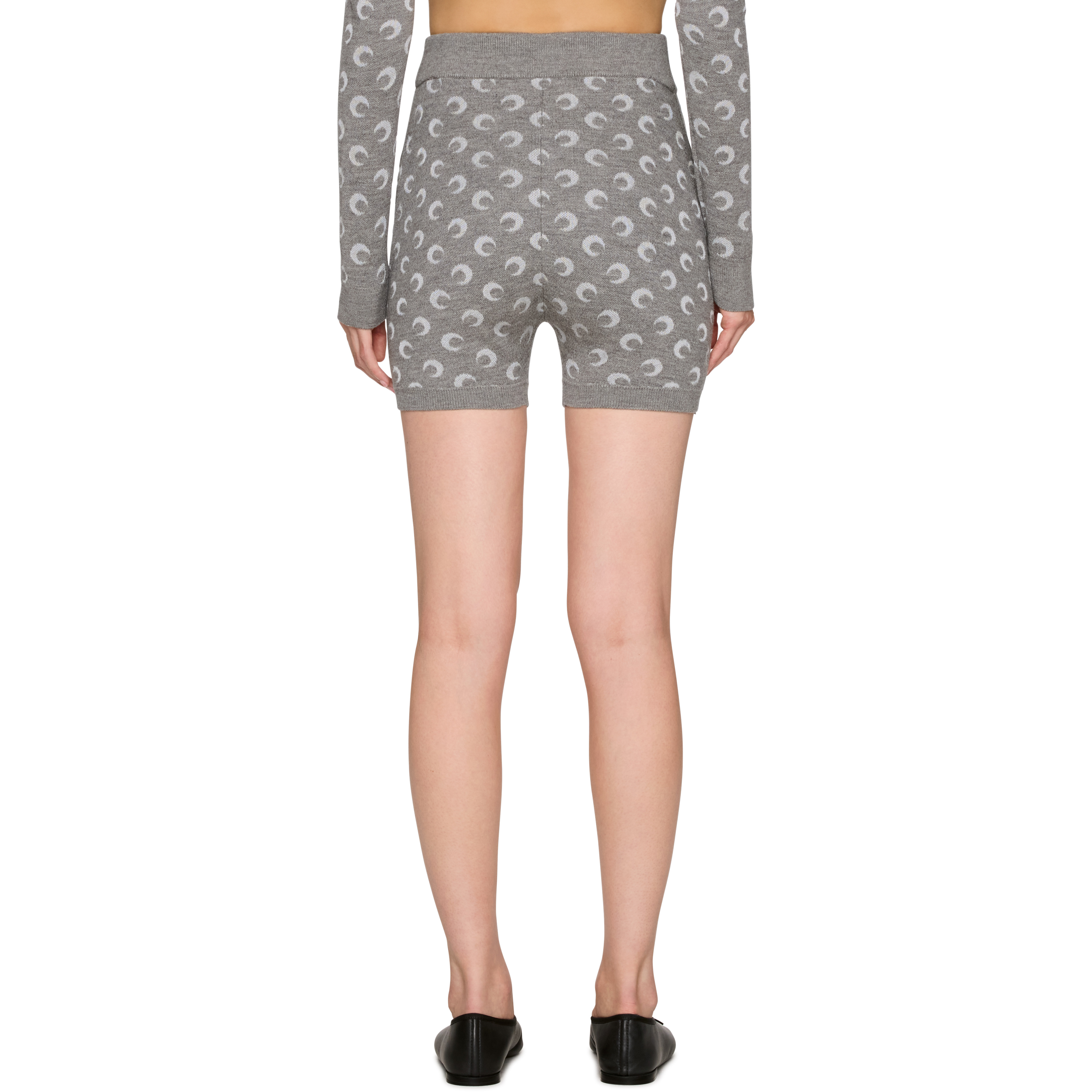 Moon Jacquard Knit Shorts - 3