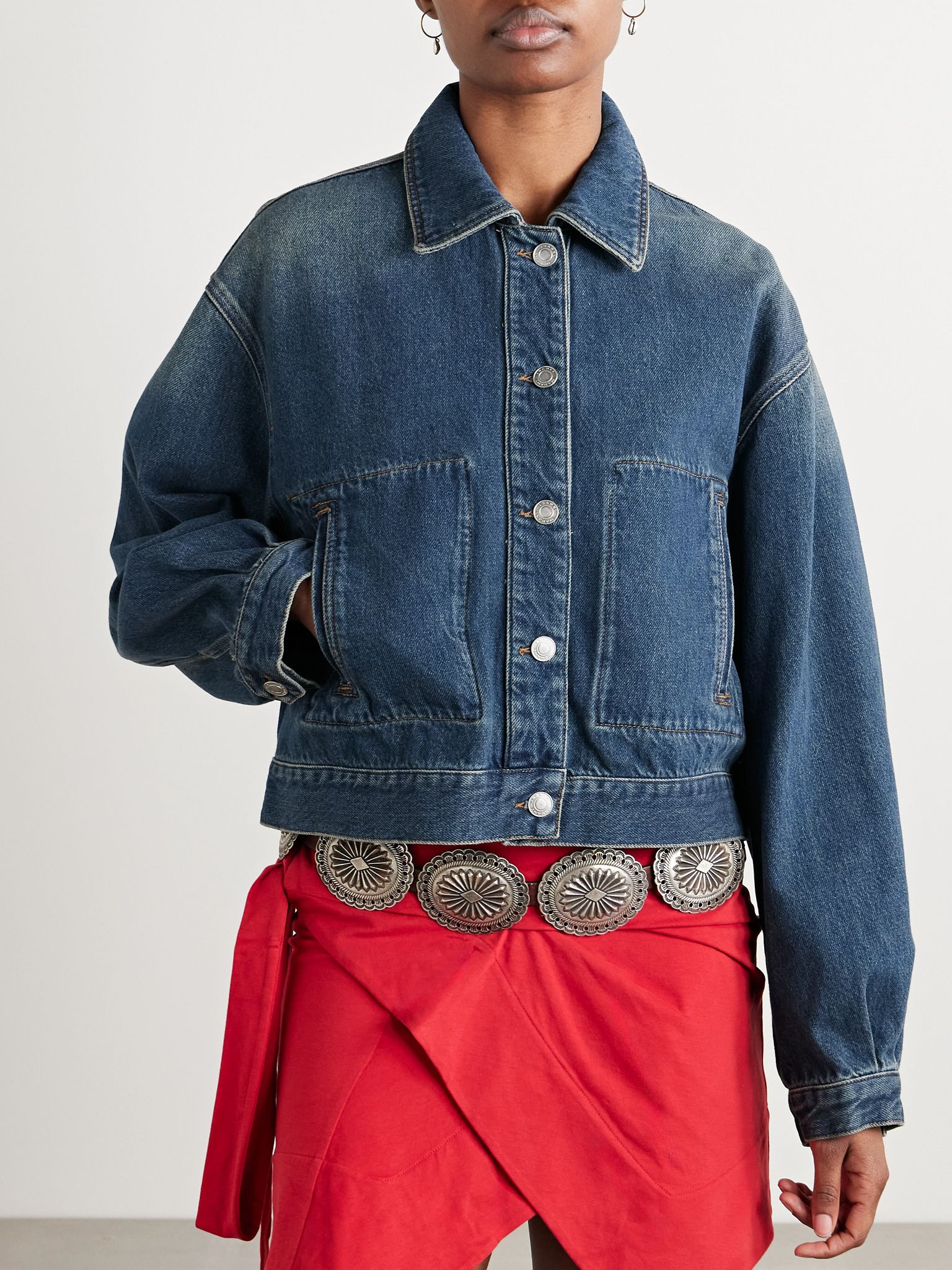 Josephine denim jacket Mid denim - 3