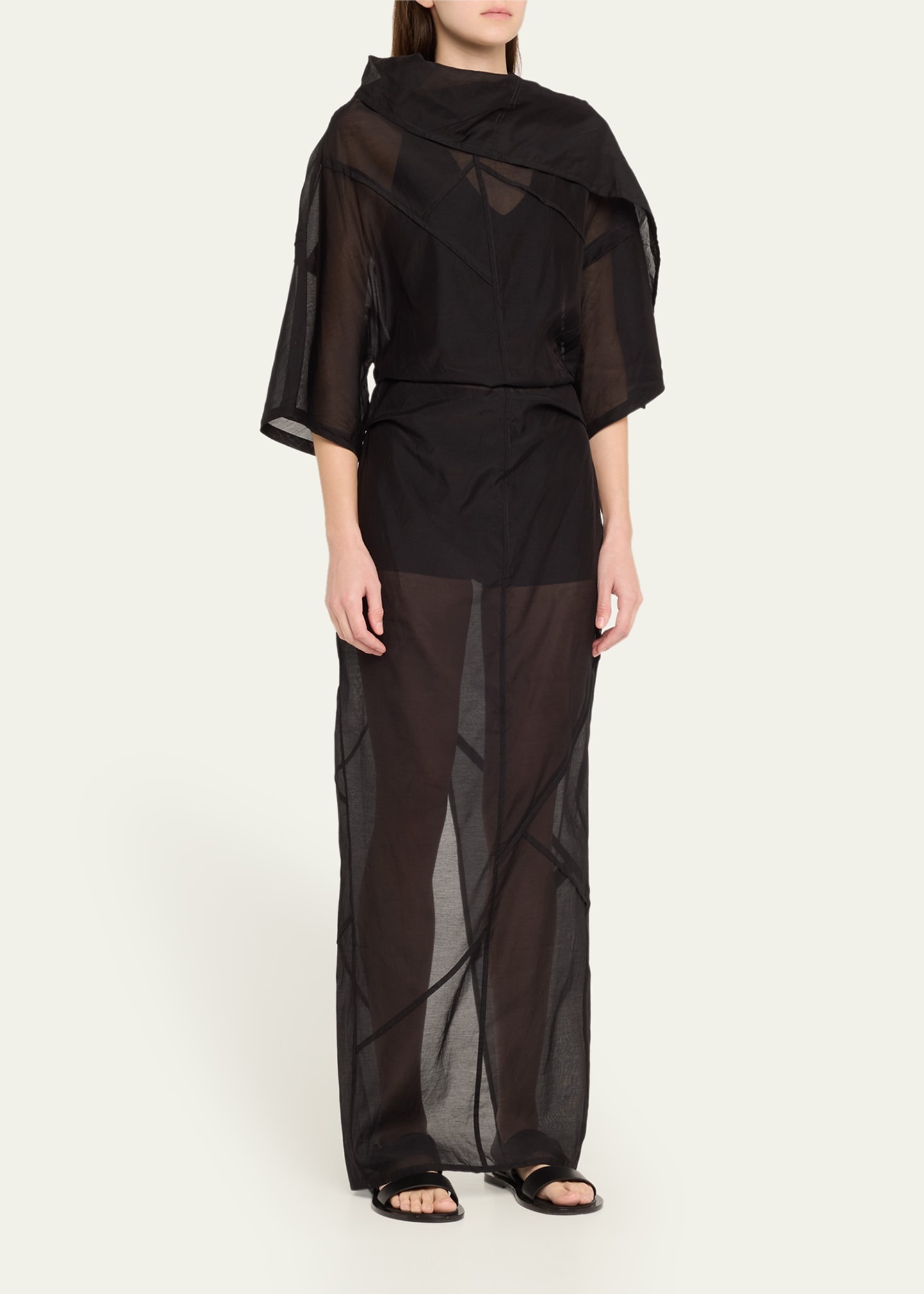 Parachute Cut Maxi Dress - 4