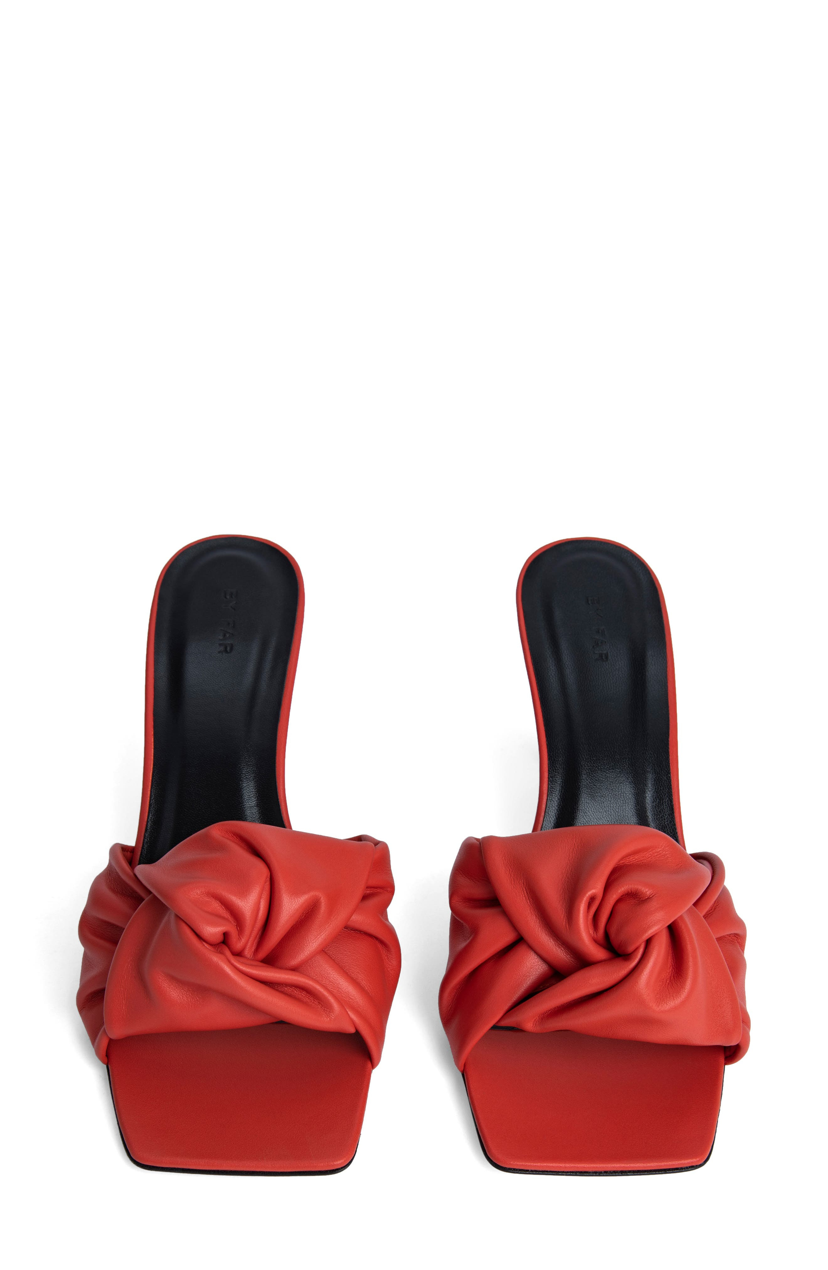 By Far Lana Open Toe Mule in Scarlet at Nordstrom - 4