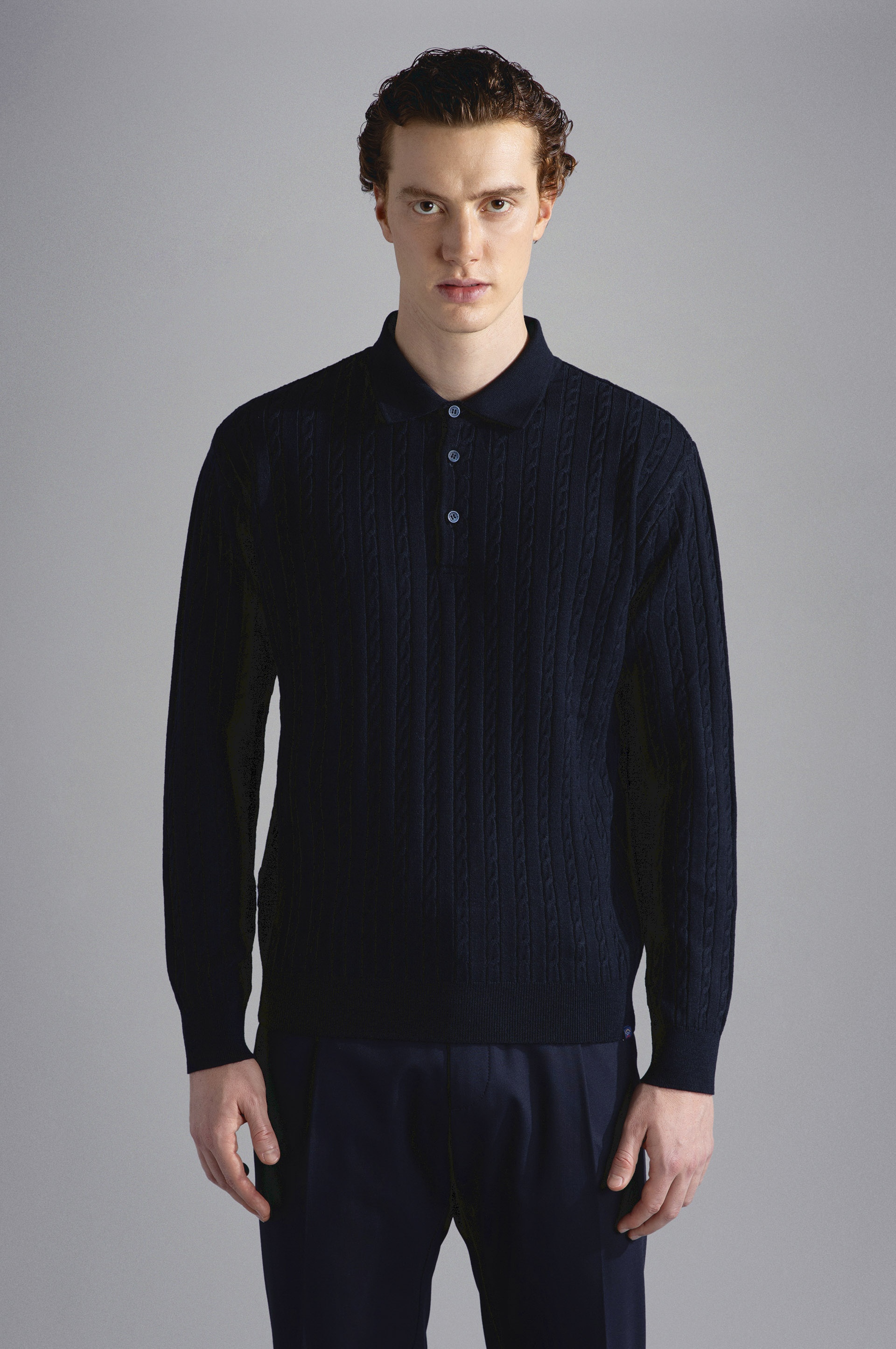 STRETCH WOOL POLO - 6