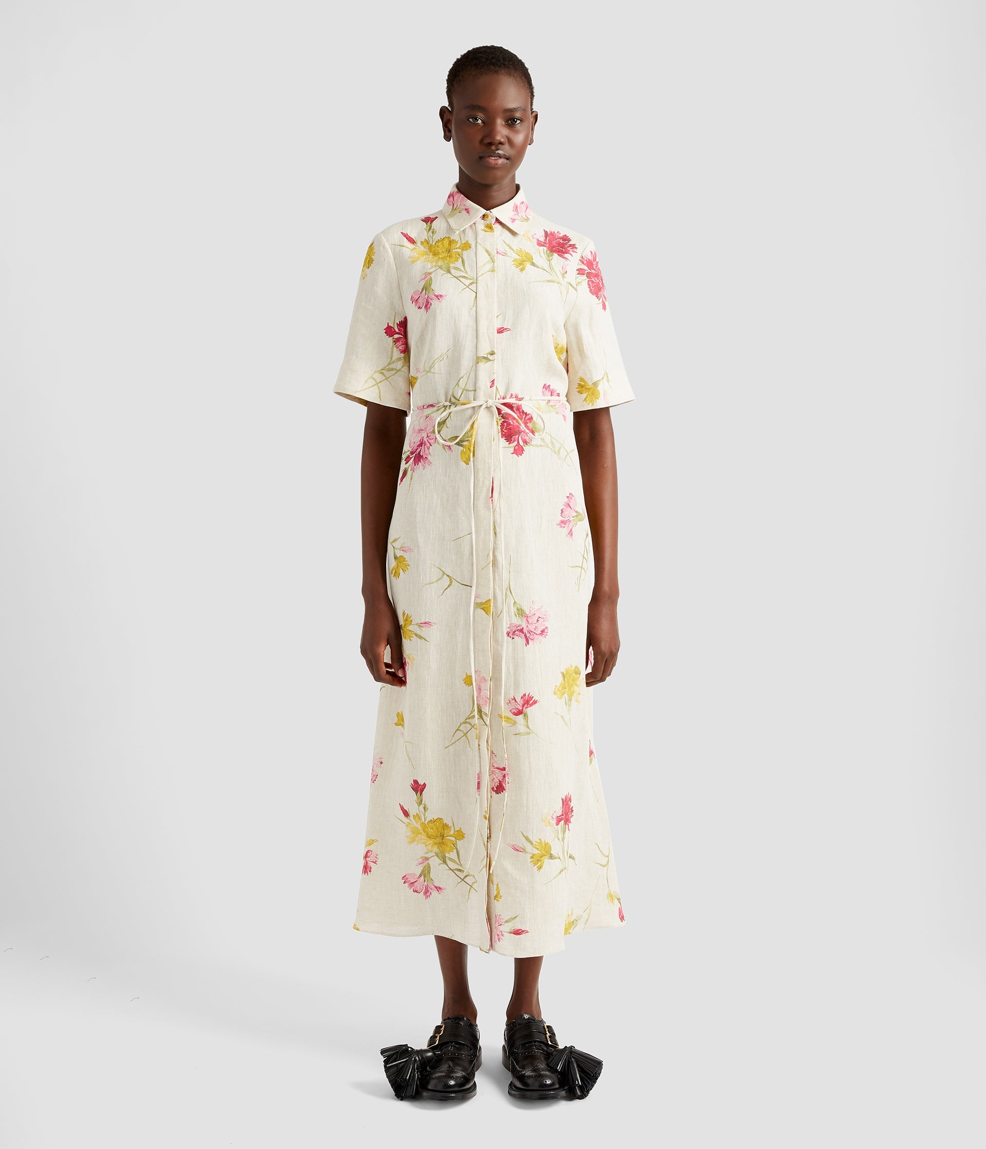 SHORT SLEEVE SHIRT DRESS - 2