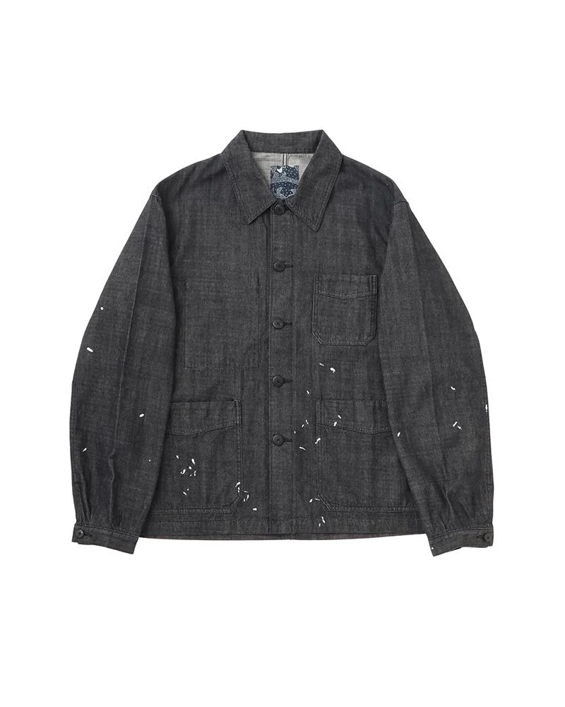 TRAVAIL COVERALL DMGD BLACK - 1