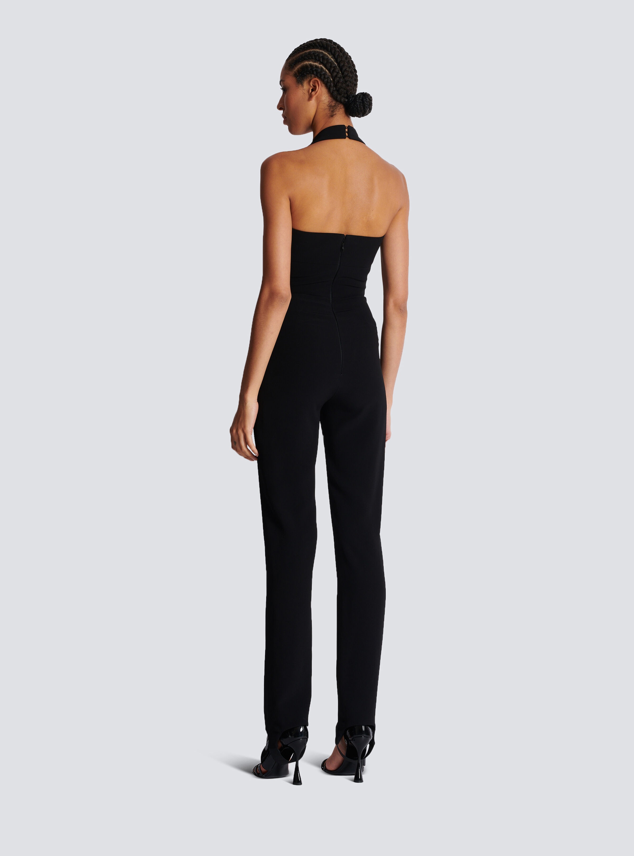 Crepe tailored jumpsuit - 4