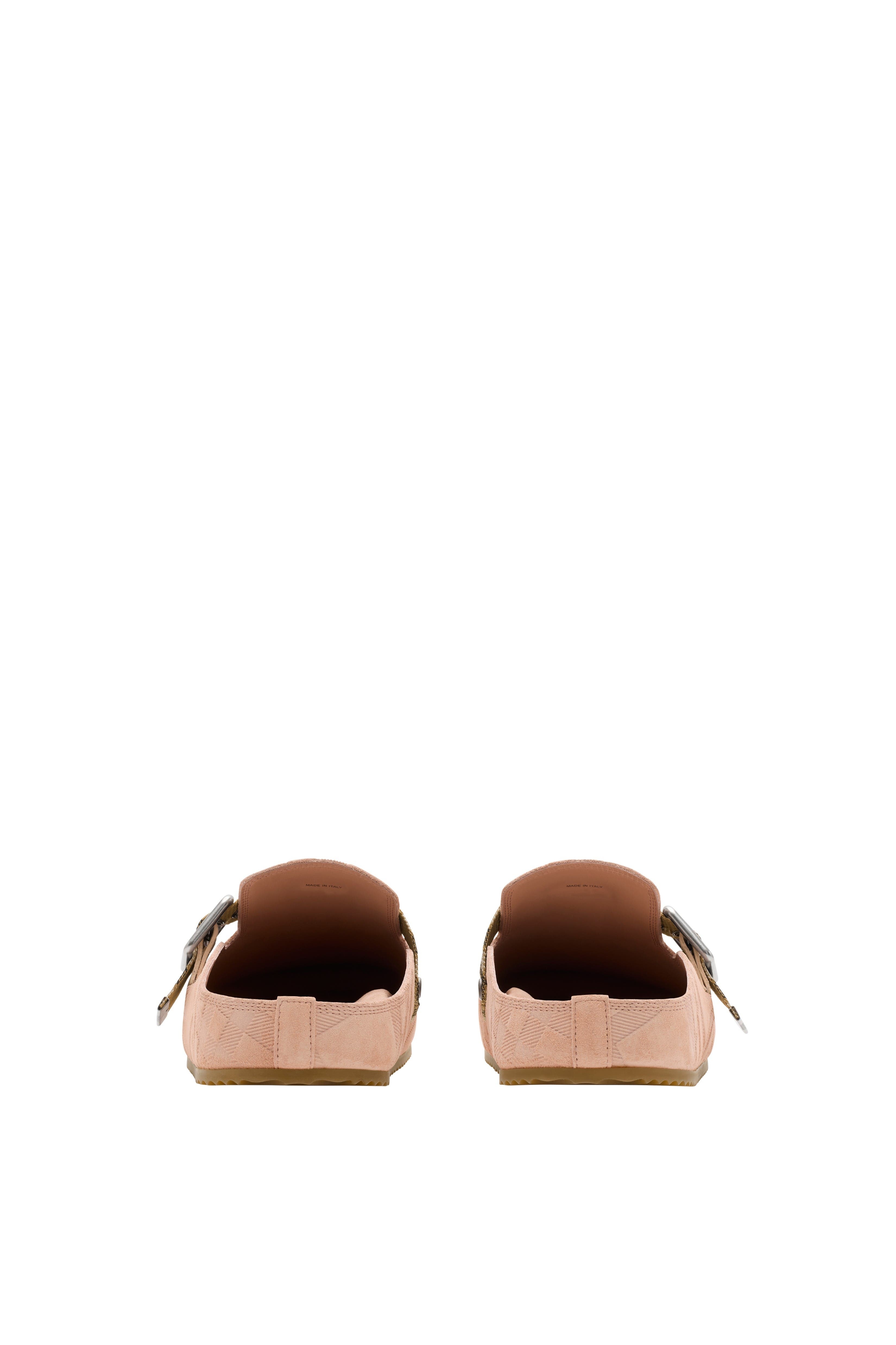 burberry Check Suede Urchin Clogs in Flora at Nordstrom - 4