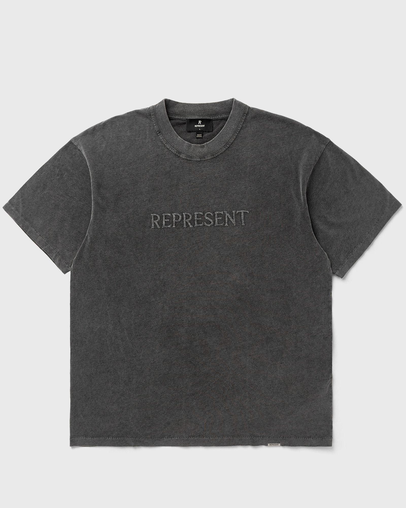 Embroidered Serif Logo T-Shirt - 1