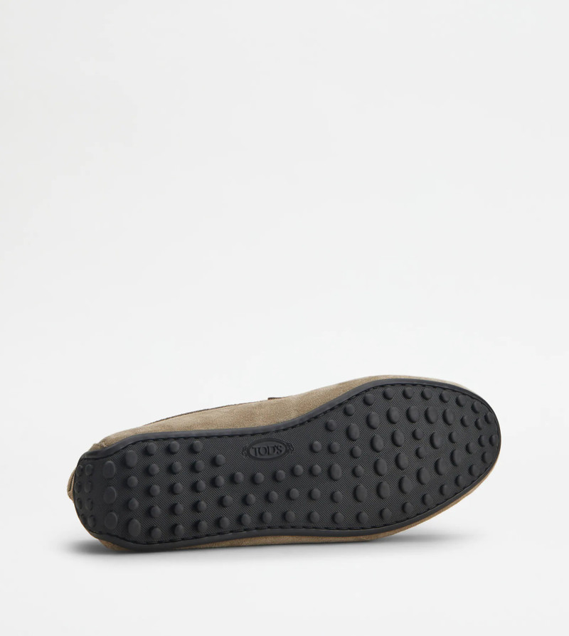 CITY GOMMINO DRIVING SHOES IN SUEDE - BEIGE 4